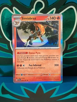 Simiabraz 033/167 (TWM Fr) Rare Pokémon Mascarade Crépusculaire
