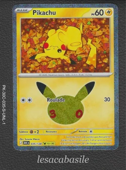 Pikachu 035/128 - 🟡 13/30 - ME5.5 - 30e Anniversaire (2026)