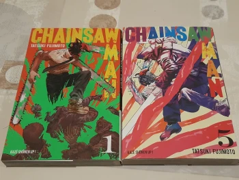 Lot 2 mangas chainsawman - tomes 1 et 5