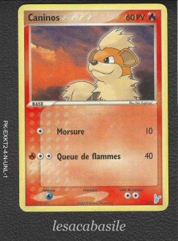 Caninos 4/12 - FR - Trainer Kit - EX 2 Négapi (2006)