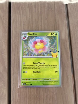 Carte Pokémon - Ceriflor 007/128 - 30eme anniversaire
