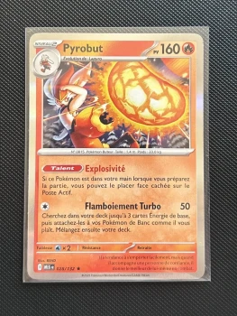 Carte Pokémon - Pyrobut 28/132 - Holo - Méga Évolution