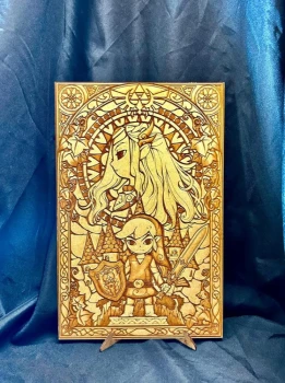 Zelda Wind Weaker | Gravure sur Bois