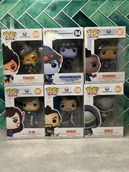 Funko pop : lot de 6 pop - Overwatch ( numero : 94 / 307 / 348 / 491 / 550 / 551 )