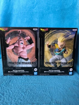 Match Makers Majin Buu VS Gotenks Super Saiyan 3 – Dragon Ball Z – Banpresto / Bandai Spirits – Import Japon – Neuf (Lot de 2)