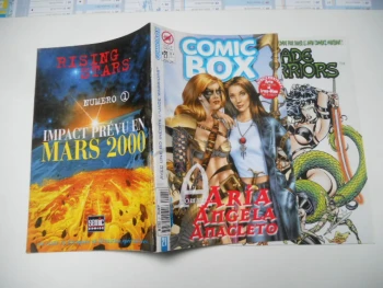 comic box N° 21 mars  2000 + bd inédite jade warriors + 2 poster aria et iron man  TBE