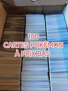 Lot de 100 cartes Pokémon VF en très bon état