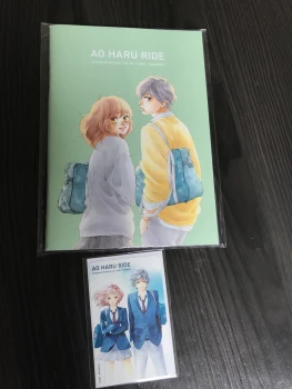 carnet & stickers blue spring ride