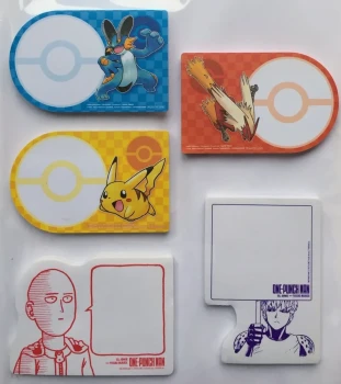 Goodies Manga Shonen Pokémon Bloc Post-It Collection Kurokawa