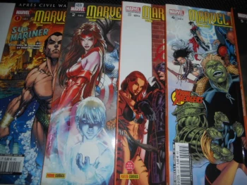 MARVEL HEROES HORS SERIE LOT DE 5 BD DU N° 1 AU N° 5 complet TBE