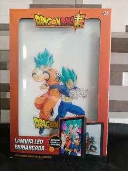 DRAGON BALL SUPER – Cadre Lumineux LED – 28x20x5cm 🐉