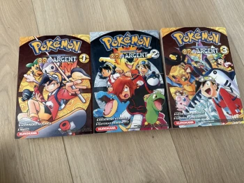 Lot  mangas Pokémon or et argent