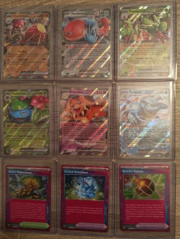 Lot de 9 cartes Pokémon Couronne Stellaire