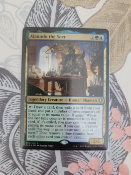 Magic: The Gathering 2022 Alaundo the Seer 264 Battle for Baldur's Gate Foil English