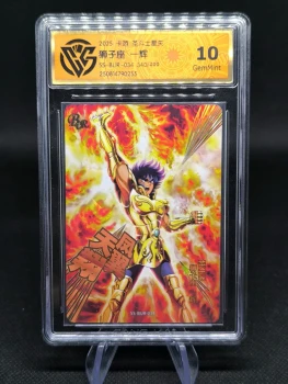 Carte Kayou Saint Seiya BUR-034 Ikki numérotée gradée CCG