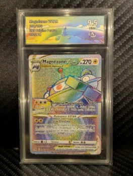 Magnezone VSTAR Rainbow 198/196 Origine Perdue 2022 FR CollectAura 9.5
