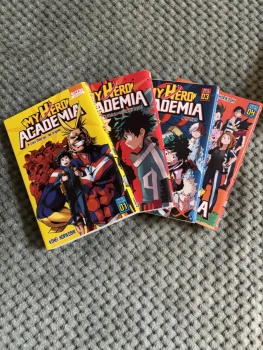 My hero academia tome 1 à 4