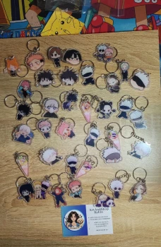 Porte-clé Jujutsu Kaisen - 3€ l'unité / 5€ les deux.
