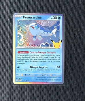 Carte Pokémon - Froussardine 22/128 - Holo - 30ème Anniversaire