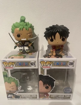 Lot de pop, One, Piece, Zorro et Luffy