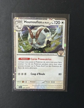 Carte Pokémon - Moumouflon de Nabil 136/159 - Holo Cosmo - Aventure Ensemble