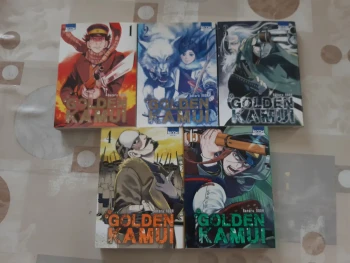 Lot 5 mangas - Golden kamui - tomes 1 à 4 + 15