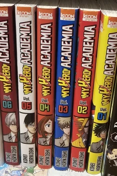 Lot mangas My Hero Academia tomes 1 à 6