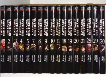 💥 L'attaque des Titans : 17 tomes (sur 34)