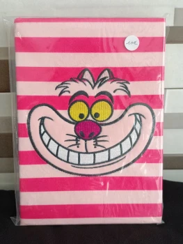 ALICE - Chat du Cheshire - Notebook Pelucheux Premium - Format A5