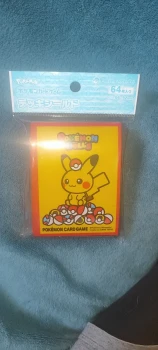 🇯🇵Pokemon🇯🇵 Dolls Pikachu - Set of 64 Sleeves - Japanese - Pokemon Center