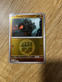 Carte Holo Reverse Pokémon Charbi 118/217 Héros Transcendants
