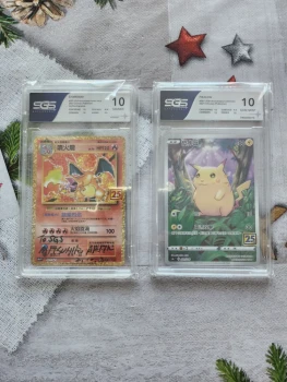 Carte Dracaufeu Noté 10 unique au monde & Signé Mitsuhiro Arita et Pikachu