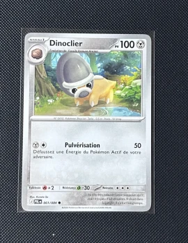 Carte Pokémon - Dinoclier 61/84 - Nuit Noire