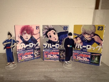 Lot 3 manga Blue Lock Tomes 21 22 et 23 version Japon