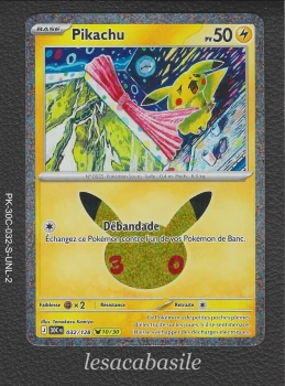 Pikachu 032/128 - 🟡 10/30 - ME5.5 - 30e Anniversaire (2026)