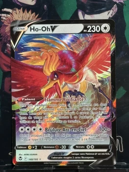 Carte Pokemon Ho-Oh V Français - EB12 tempête argentée FR - 140/195 - Neuf