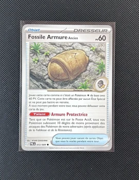 Carte Pokémon - Fossile Armure Ancien 72/84 - Nuit Noire
