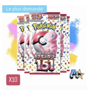 10 Boosters 151 Japonais