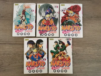 Lot du tome 6 à 10 de Naruto