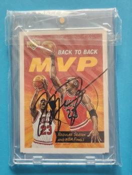Michael Jordan 1992-93 Upper Deck Back To Back MVP Regular Season and NBA Finals