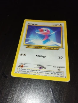 Carte pokémon porygon 78/105 édition 1995-2000