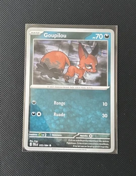 Carte Pokémon - Goupilou 53/84 - Nuit Noire