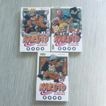 Les 3 premiers tomes de Naruto