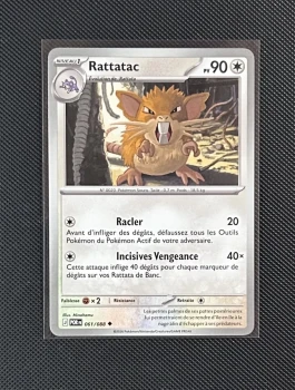 Carte Pokémon - Rattatac 61/88 - Équilibre Parfait