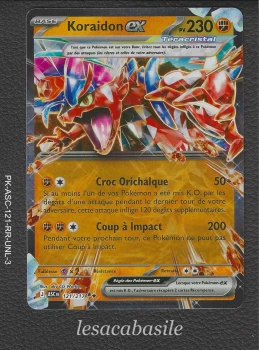 Koraidon ex 121/217 RR - ME2.5 - Héros Transcendants (2026)