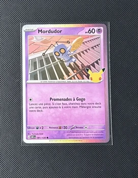 Carte Pokémon - Mordudor 81/128 - Holo - 30ème Anniversaire