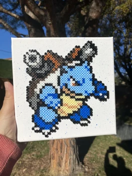 Tableau Pokemon Tortank fait main