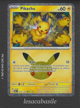 Pikachu 044/128 - 🟡 22/30 - ME5.5 - 30e Anniversaire (2026)