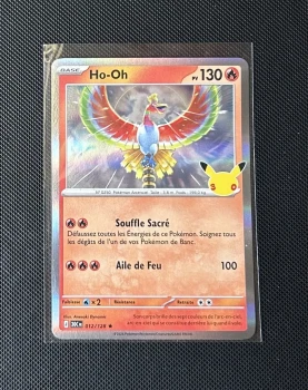 Carte Pokémon - Ho-Oh 12/128 - Holo - 30ème Anniversaire