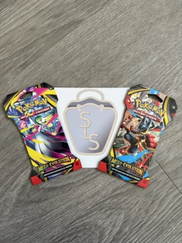 Lot de 2 Boosters Pokémon ME01 Méga-évolution EV11, en français sous blister